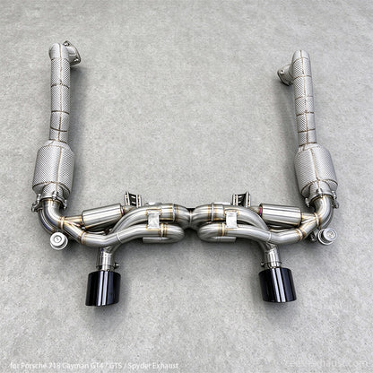porsche 718 gt4 exhaust
