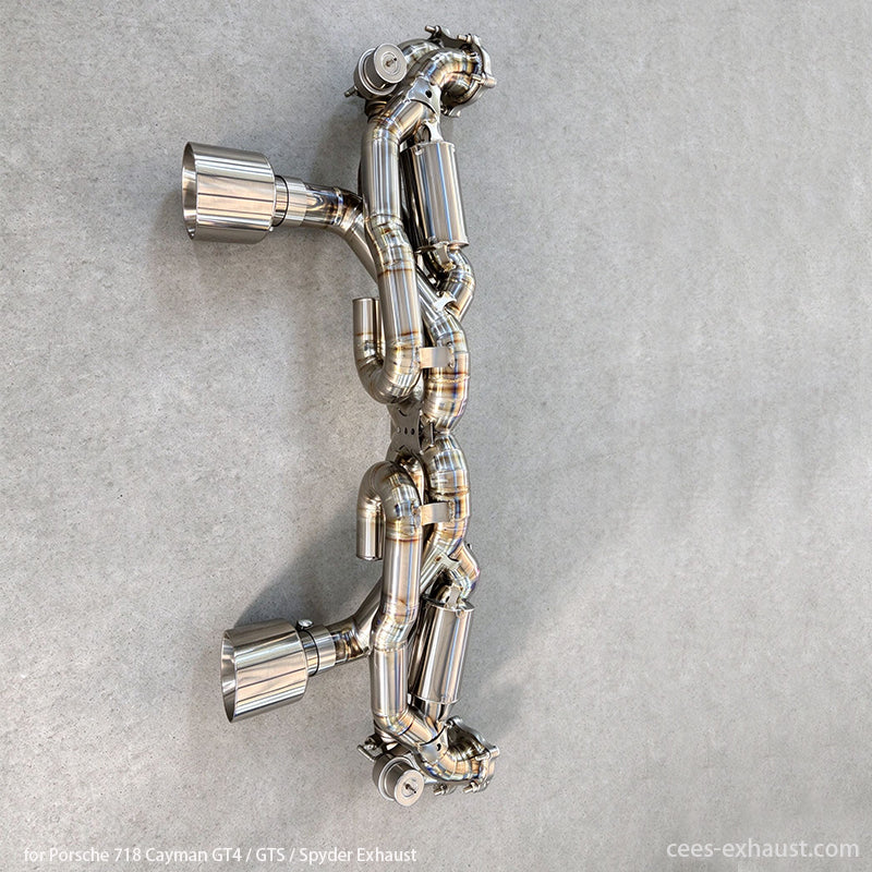porsche 718 gt4 exhaust