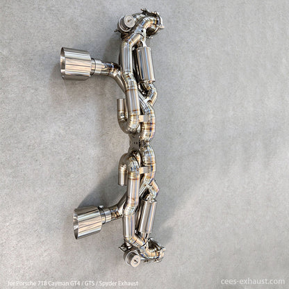 porsche 718 gt4 exhaust