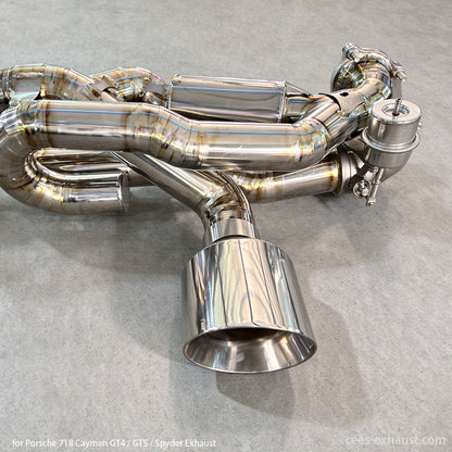 porsche 718 gt4 exhaust