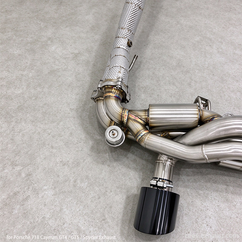 porsche 718 gt4 exhaust