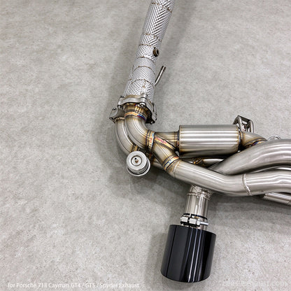 porsche 718 gt4 exhaust