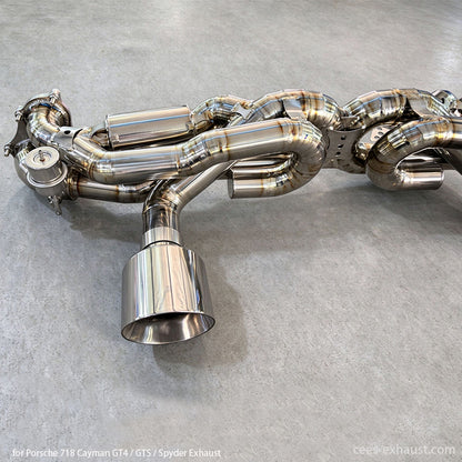 porsche 718 gt4 exhaust