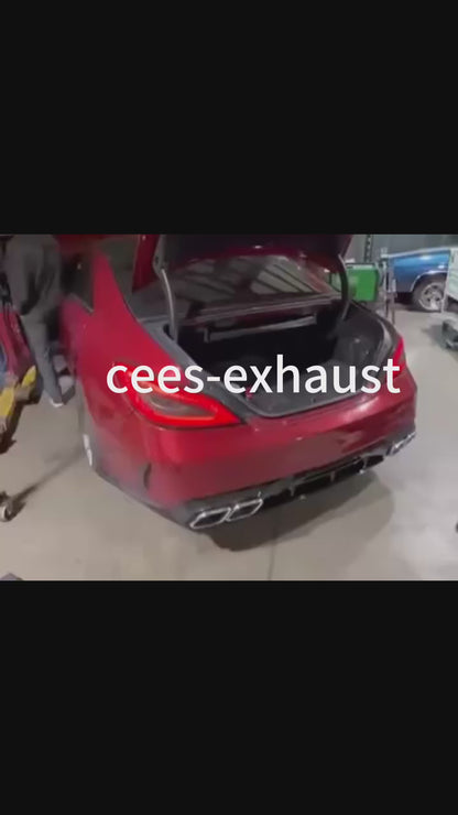 cees Catback Exhaust for Mercedes-Benz CLS63 AMG 2007-2017 Stainless Steel Pipe Muffler System Racing Car Parts Escape Assembly