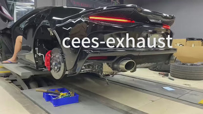 Mclaren GT 4.0T 2019-2023 Stainless Steel Heat shield Downpipe Exhaust System