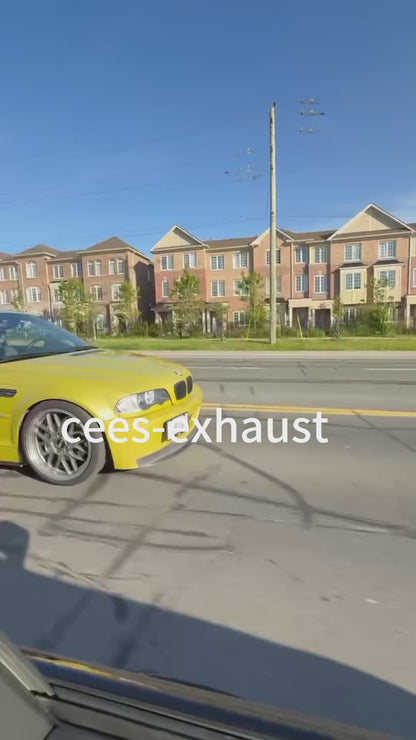 BMW E46 M3 Axle Exhaust Valved Sport Exhaust System