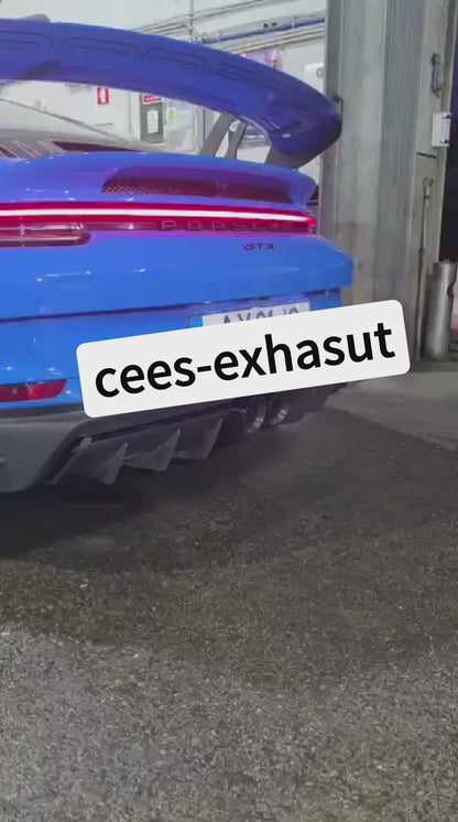 Porsche 911 992 GT3 RS 4.0L Valved Sport Exhaust System