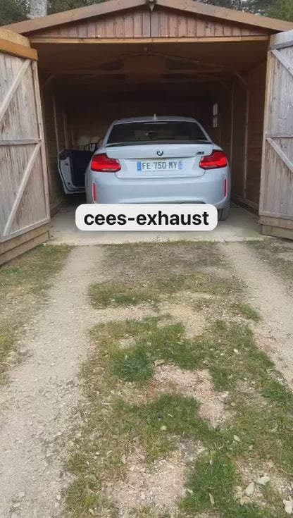 CEES Equal length Mid pipe70MM pipe For BMW M2C/M2 Competition S55 F87 3.0T 2018-2023 Stainless steel primary color wire drawing