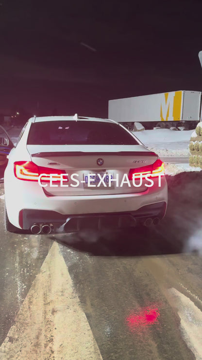 BMW 540/540i G30/G38 3.0T B58 Valved Sport Exhaust system