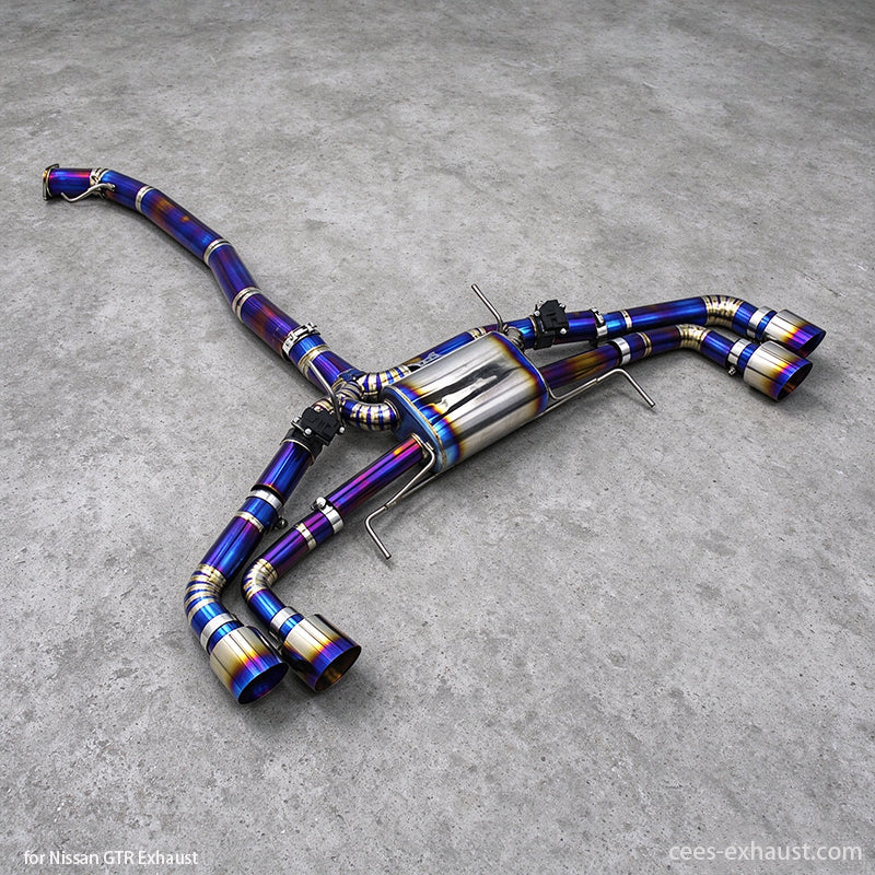 Nissan GTR R35 Valved Sport Exhaust System (Catback and Y-Pipe Exhaust)