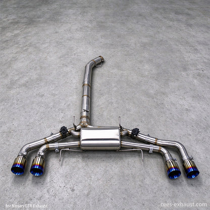 Nissan GTR R35 Valved Sport Exhaust System (Catback and Y-Pipe Exhaust)