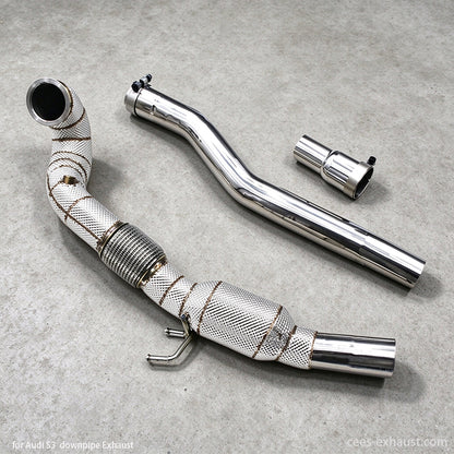 Audi S3 8V 8Y 2.0T Sedan/Sportback Downpipe Exhaust System（2014-2023）