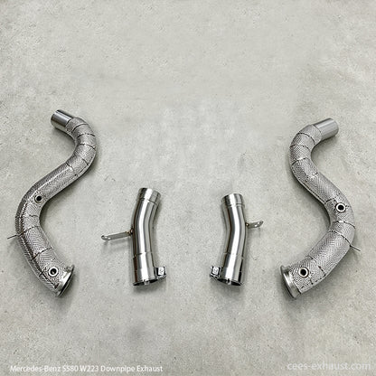 Mercedes-Benz S580 W223 4.0T High-Flow Performance Downpipe System