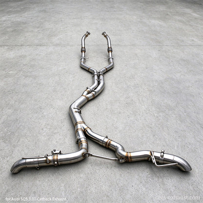 Audi SQ5 8Y 3.0T Valved Sport Exhaust System (No Muffler) 2018-2024