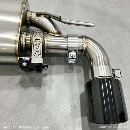 vw gti exhaust system