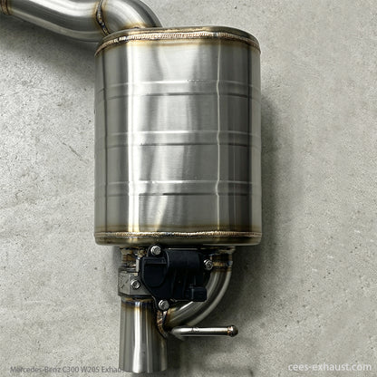 Mercedes-Benz C200 C250 C300 W205 Valved Sport Exhaust System