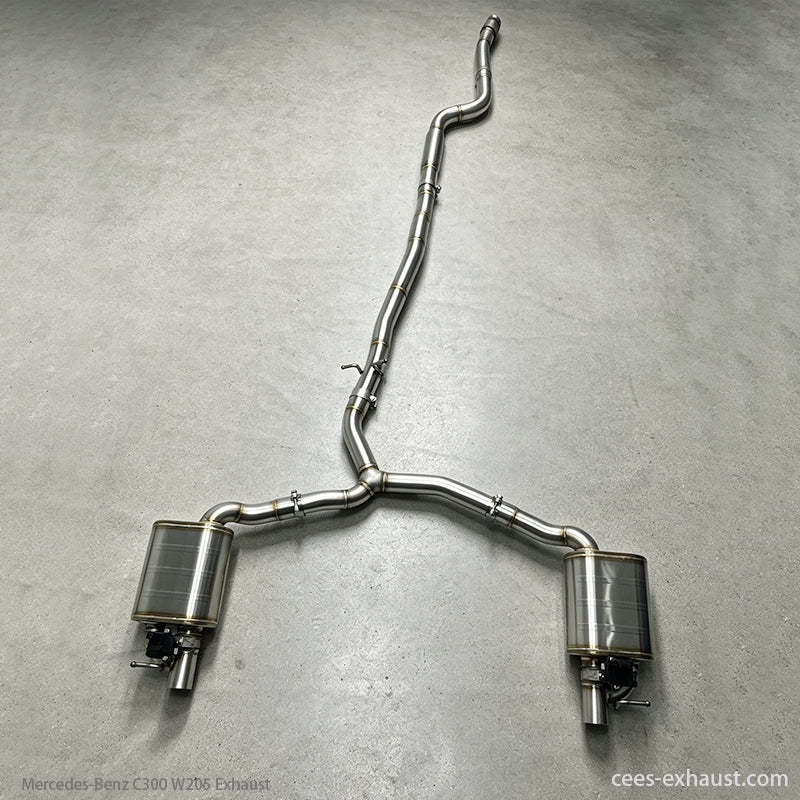 Mercedes-Benz C200 C250 C300 W205 Valved Sport Exhaust System