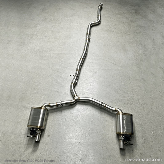 Mercedes-Benz C200 C250 C300 W205 Valved Sport Exhaust System