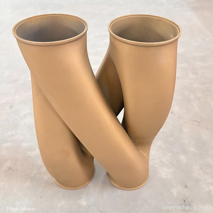Z Pipe 3D Universal Exhaust System 316 Stainless Steel