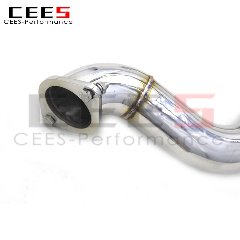 CEES 304Stainless Steel Performance Exhaust Downpipe System For Mercedes-Benz A35 AMG 2.0T 2020-2023 with catalyst Exhaust Pipe