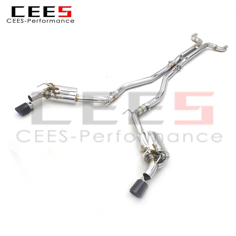 CEES Automobile Exhaust System for Chevrolet Camaro V8 6.2L Valve Exhaust Pipe Muffler Stainless Steel Exhaust System Catback