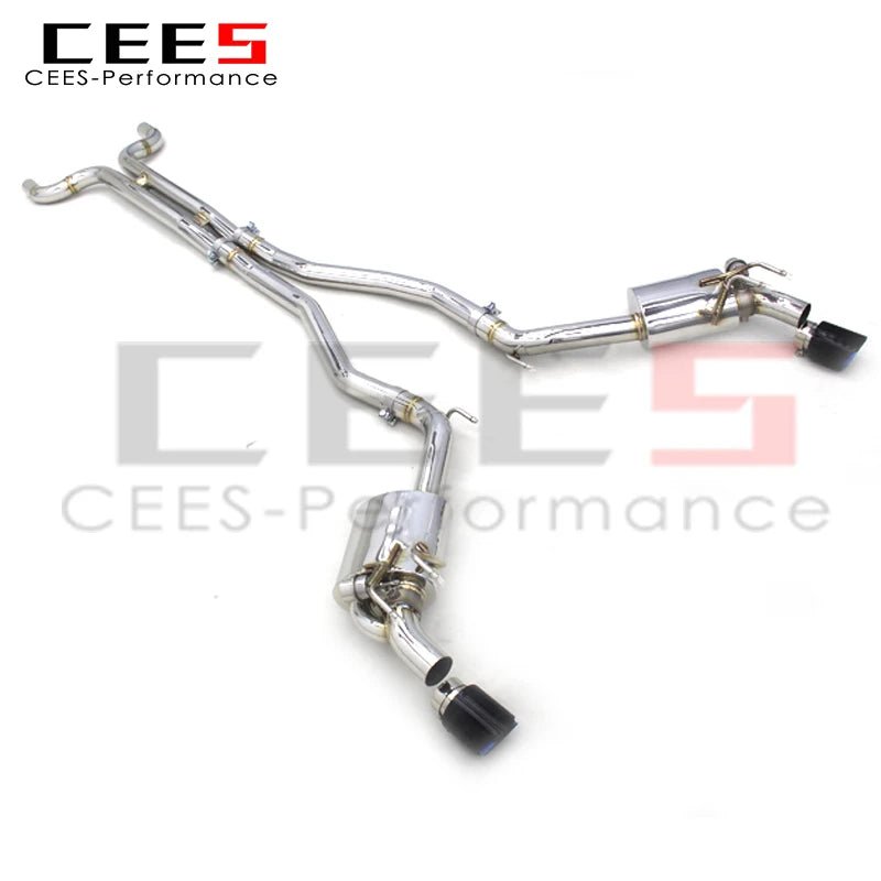 CEES Automobile Exhaust System for Chevrolet Camaro V8 6.2L Valve Exhaust Pipe Muffler Stainless Steel Exhaust System Catback