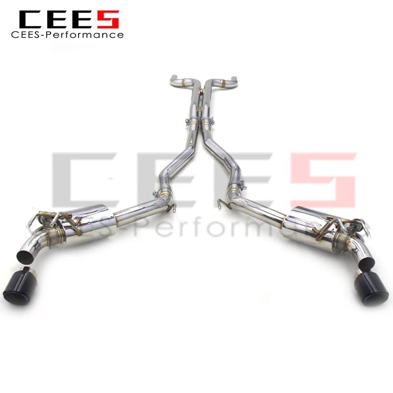 CEES Automobile Exhaust System for Chevrolet Camaro V8 6.2L Valve Exhaust Pipe Muffler Stainless Steel Exhaust System Catback