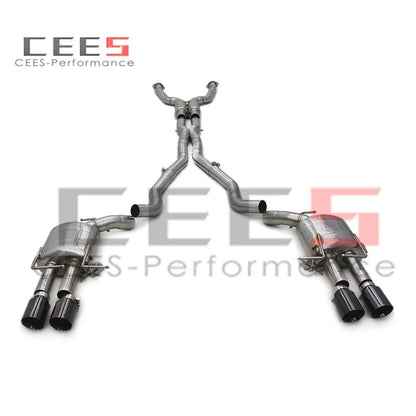 CEES Automotive Catback Exhaust System For BMW M5 E60 5.0 2003-2010 Racing Sport Car SUS304 Stainless Steel Valved Exhaust Pipes