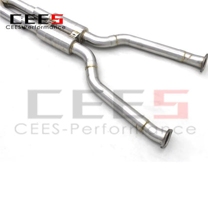 CEES Automotive Catback Exhaust System For BMW M5 E60 5.0 2003-2010 Racing Sport Car SUS304 Stainless Steel Valved Exhaust Pipes