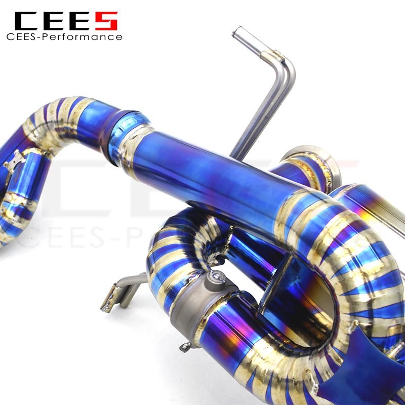 CEES Automotive high performance exhaust pipe Catback Exhaust For Audi R8 V8 V10 2010-2015 Titanium alloy Exhaust valve control