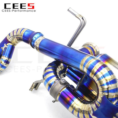 CEES Automotive high performance exhaust pipe Catback Exhaust For Audi R8 V8 V10 2010-2015 Titanium alloy Exhaust valve control