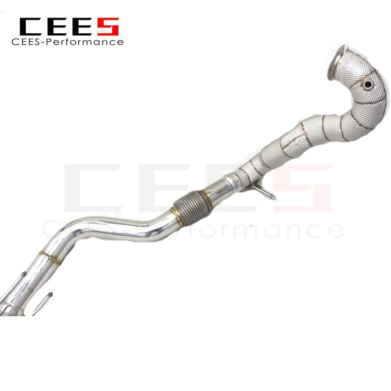 CEES Catback Exhaust Escape For Mercedes-Benz A45 AMG 2.0T 2014-2023 Downpipe without catalyst Exhaust Pipe Muffler