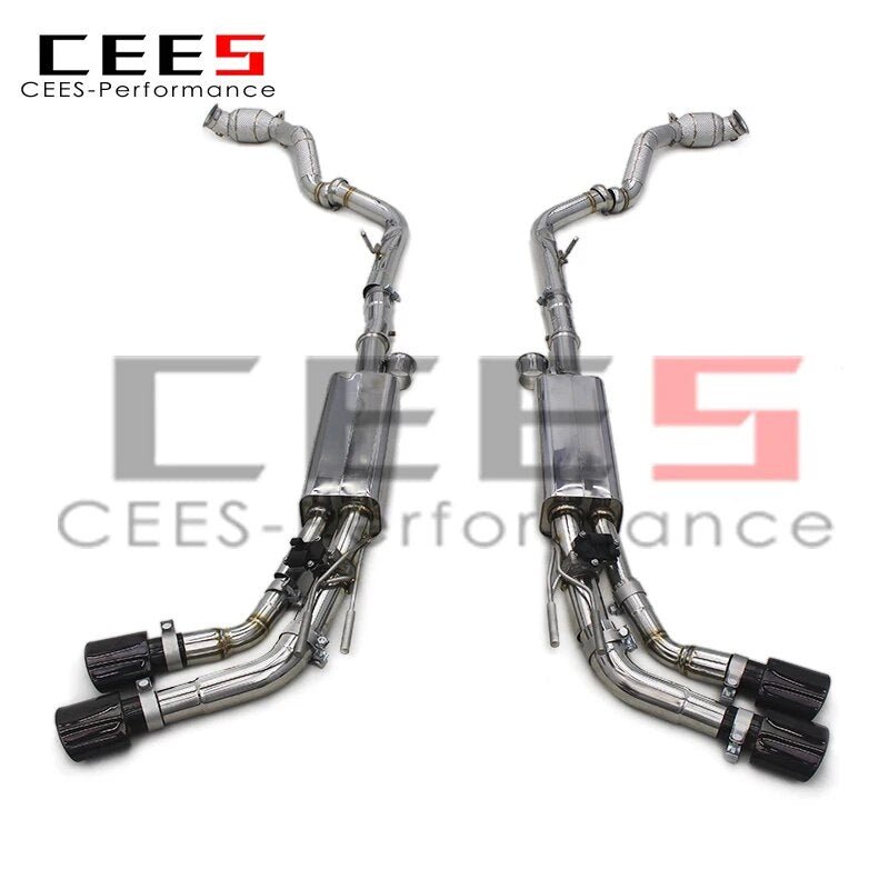 CEES Catback Exhaust System For Mercedes-Benz G63 W464 4.0T 2019-2023 l Downpipe with catalyst Exhaust Pipe Muffler