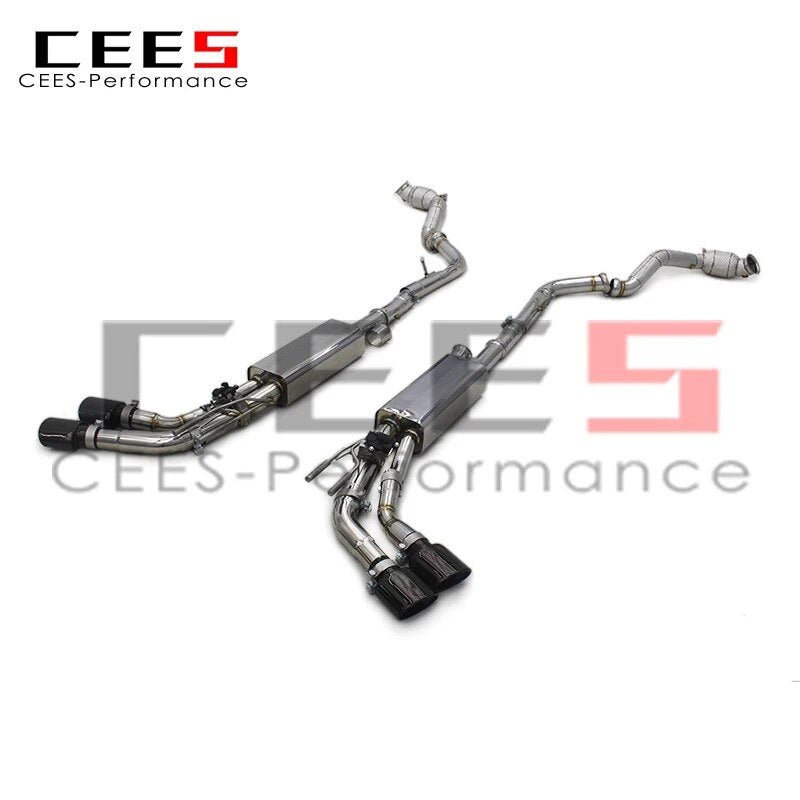 CEES Catback Exhaust System For Mercedes-Benz G63 W464 4.0T 2019-2023 l Downpipe with catalyst Exhaust Pipe Muffler