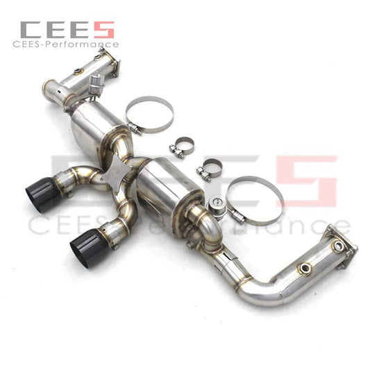 CEES Catback Exhaust System For Porsche 911 991.2 GTS 2011- Stainless Steel Exhaust manifold Downpipe Exhaust Pipe