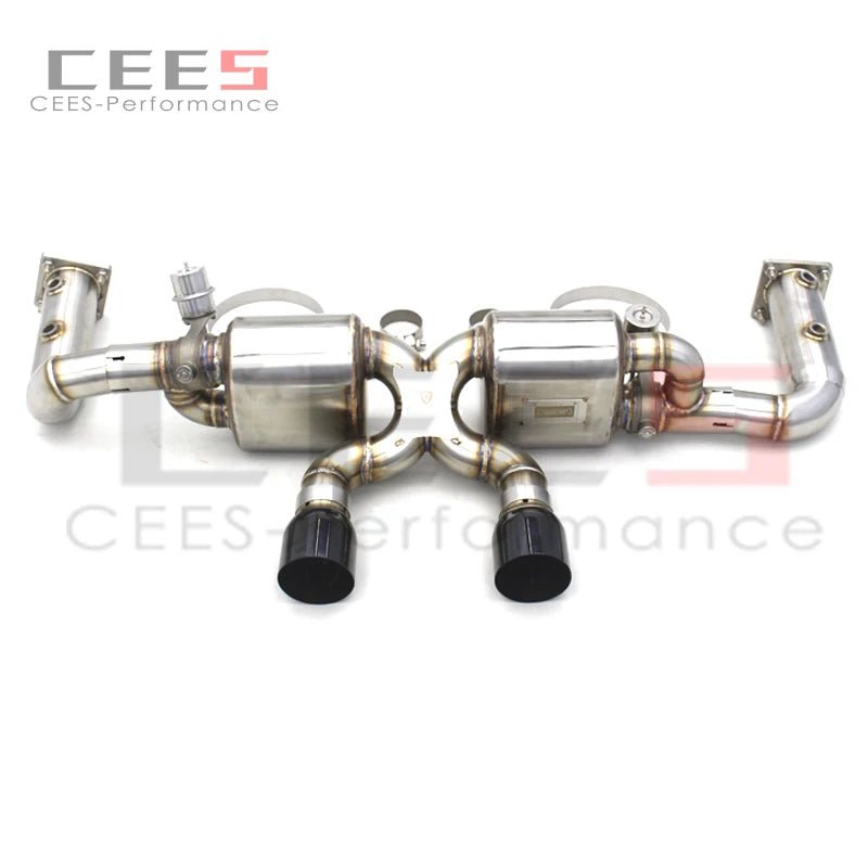 CEES Catback Exhaust System For Porsche 911 991.2 GTS 2011- Stainless Steel Exhaust manifold Downpipe Exhaust Pipe