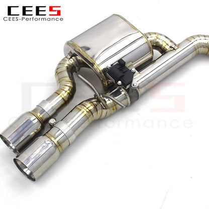 CEES Catback Exhaust System for BMWM5 E60 M6 E63 V10 5.0L 2006-2010 Valvetronic Car Exhaust Pipe Muffler Titanium Muffler