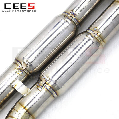 CEES Catback Exhaust System for BMWM5 E60 M6 E63 V10 5.0L 2006-2010 Valvetronic Car Exhaust Pipe Muffler Titanium Muffler