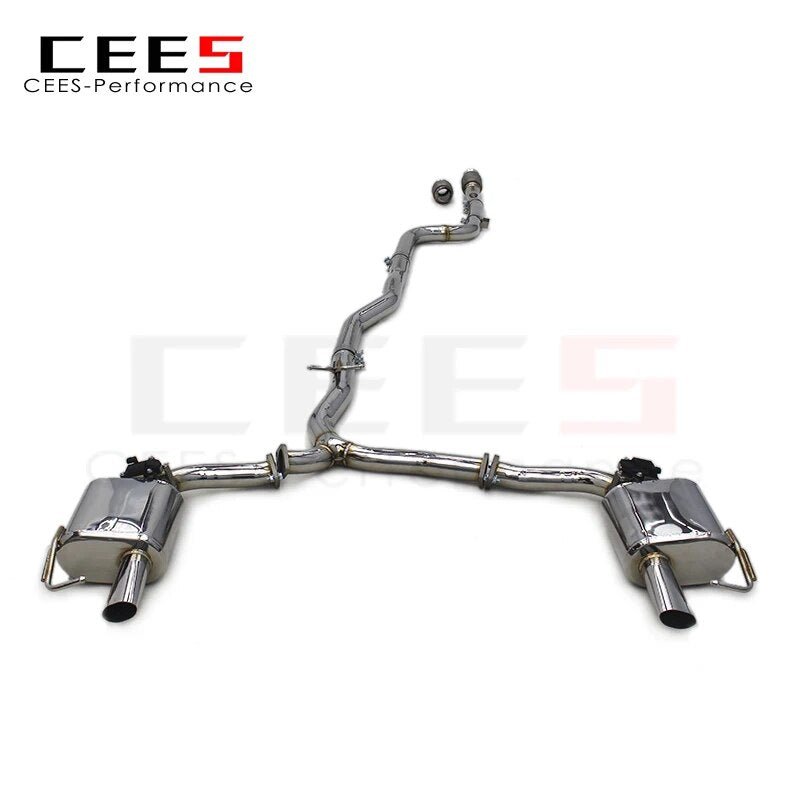 CEES Catback Exhaust System for Mercedes-Benz C250/C300 W205 2.0T 2015-2022 Tuning Performance Valvetronic Exhaust Pipe