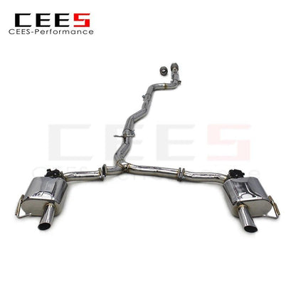 CEES Catback Exhaust System for Mercedes-Benz C250/C300 W205 2.0T 2015-2022 Tuning Performance Valvetronic Exhaust Pipe