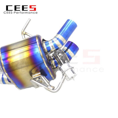 CEES Catback Exhaust X Pipe Downpipe for Ferrari California 4.3L 2009-2014 Racing Titanium Escape Exhaust Pipe Muffler