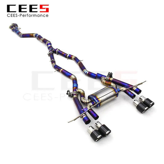 CEES Catback Exhaust for BMW M3 M4 G80 G82 G8X 3.0T 2020-2025- Tuning Performance Titanium Valve Exhaust System Muffler Parts