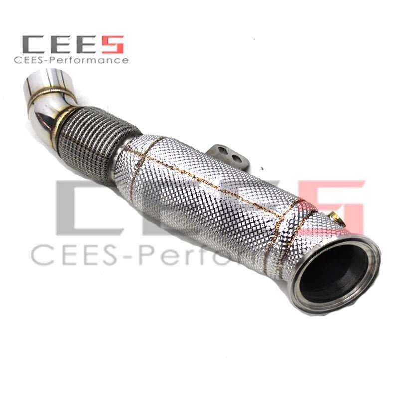 CEES Catless Exhaust Downpipes For Toyota SUPRA A90 3.0T 2017-2023 Stainless Steel Car Exhaust Pipes Downpipe without catalyst