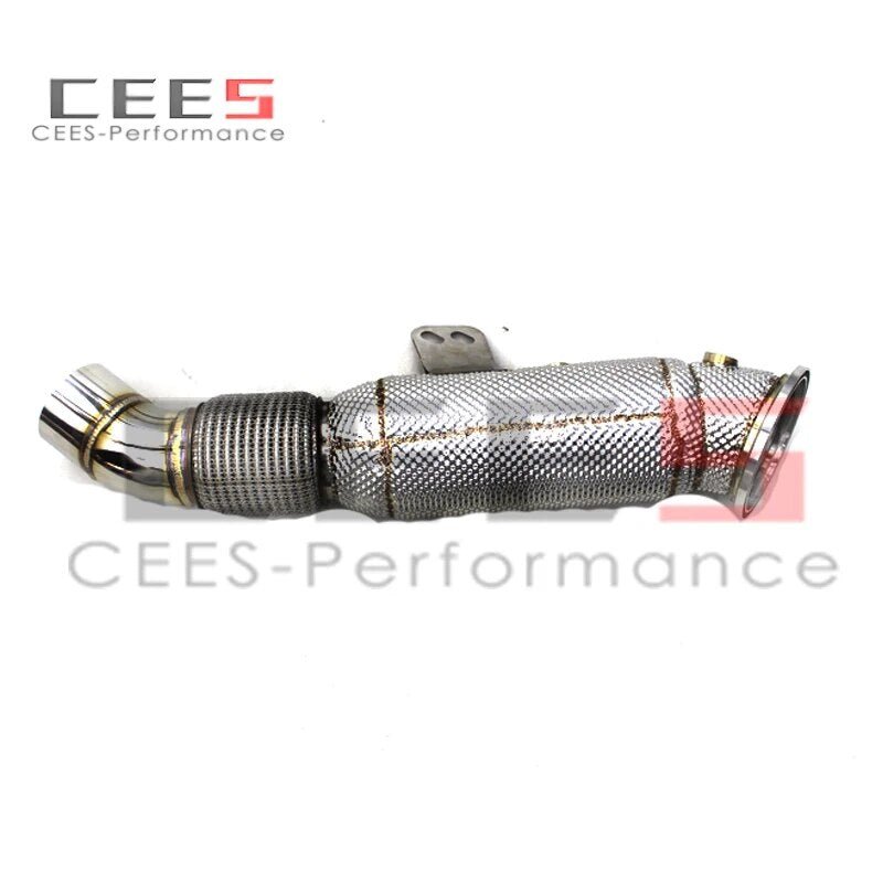 CEES Catless Exhaust Downpipes For Toyota SUPRA A90 3.0T 2017-2023 Stainless Steel Car Exhaust Pipes Downpipe without catalyst