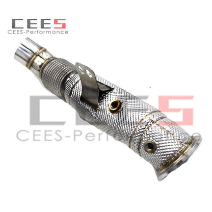 CEES Catless Exhaust Downpipes For Toyota SUPRA A90 3.0T 2017-2023 Stainless Steel Car Exhaust Pipes Downpipe without catalyst