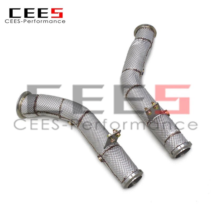 CEES Downpipe For Mercedes-Benz E450 2019-2023 Stainless Steel Catless downpipe without catalyst Car Exhaust System