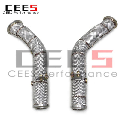 CEES Downpipe For Mercedes-Benz E450 2019-2023 Stainless Steel Catless downpipe without catalyst Car Exhaust System