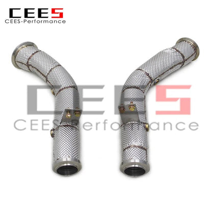 CEES Downpipe For Mercedes-Benz E450 2019-2023 Stainless Steel Catless downpipe without catalyst Car Exhaust System