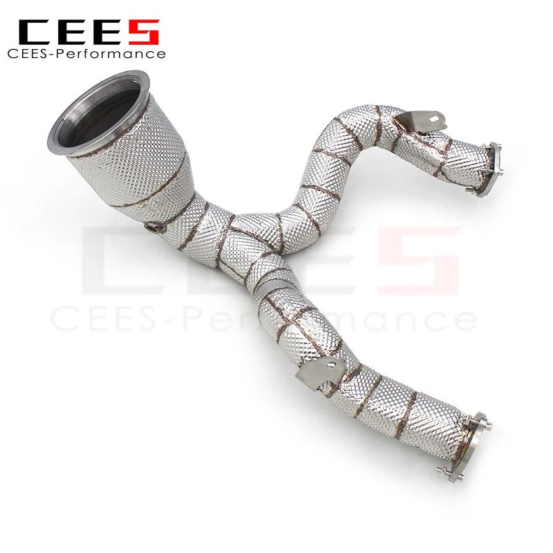 CEES Downpipe for AUDI A6/A7 C8 3.0T 2019-2022 Tuning Performance Catless Downpipe Exhaust Downpipe Parts