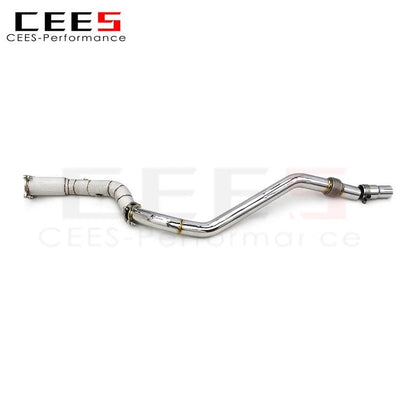 CEES Downpipe for Audi A4 A5 B8 1.8T/2.0T 2008-2017 Tuning Performance SS304 Exhaust Pipe Front Pipe of Exhaust Downpipe